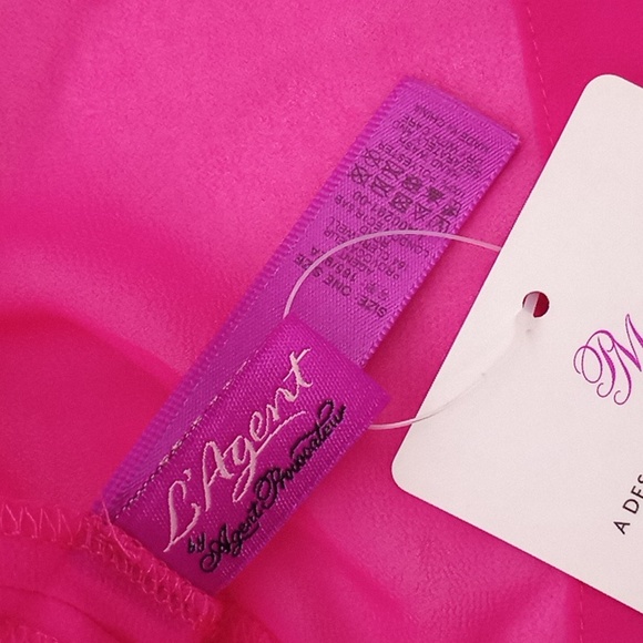 L'Agent by Agent Provocateur Rosana Swim Cover-up Pink One Size - Picture 10 of 12